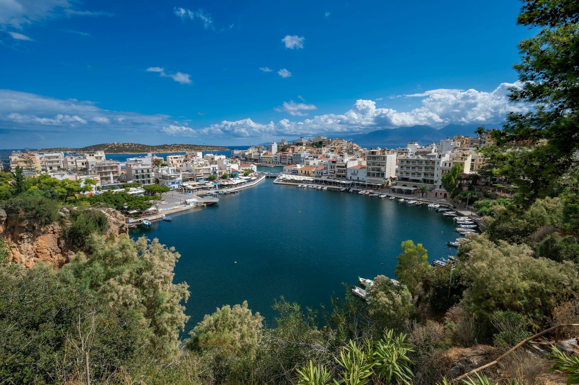 aerial view of city buildings near body of water during daytime