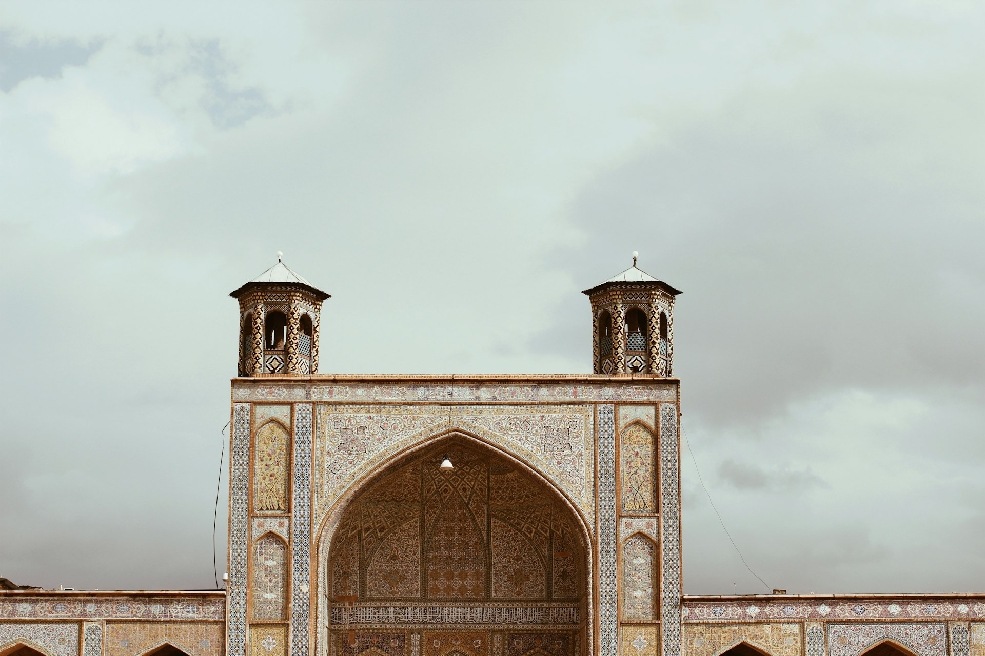 A large building with a clock on the front of it