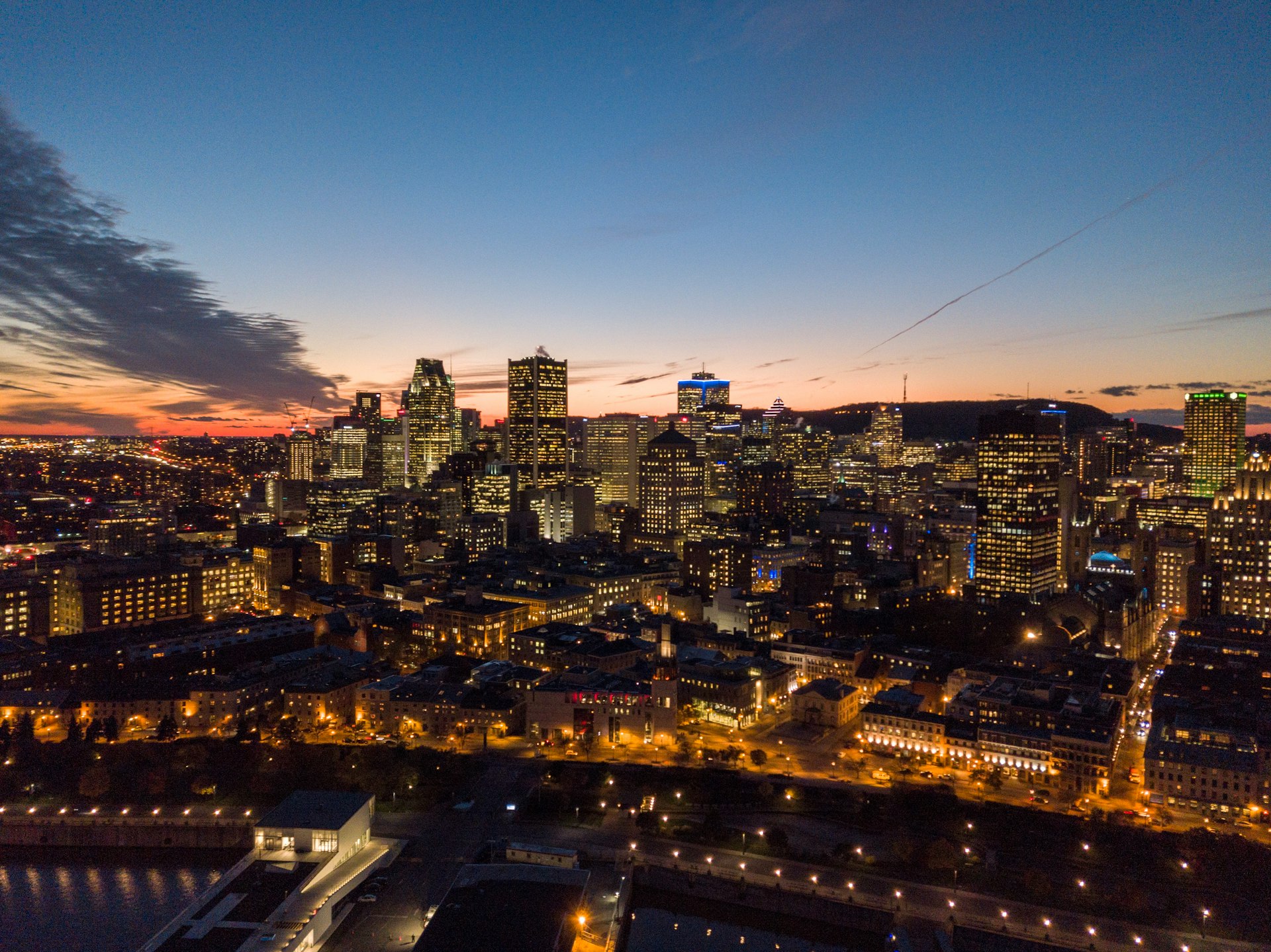 aerial photography of skyscraper during nighttime