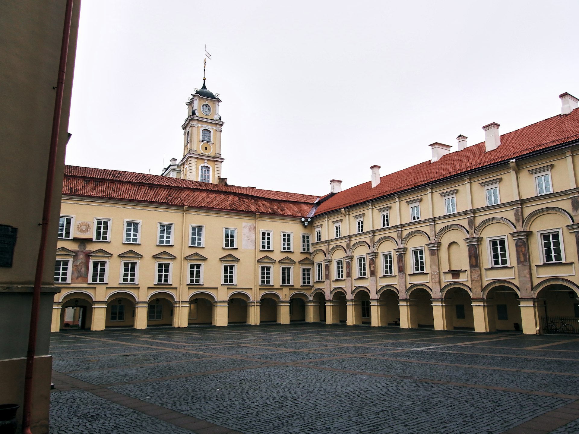 a building with a clock tower